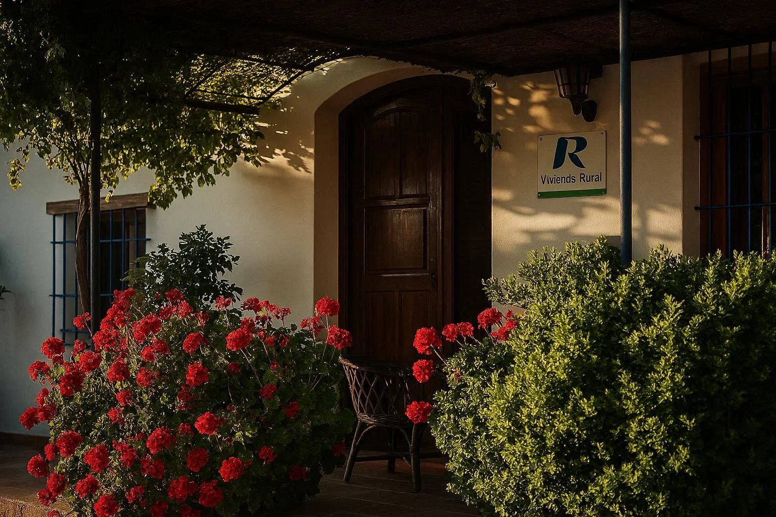 Fachada exterior del Cortijo Miracielo
