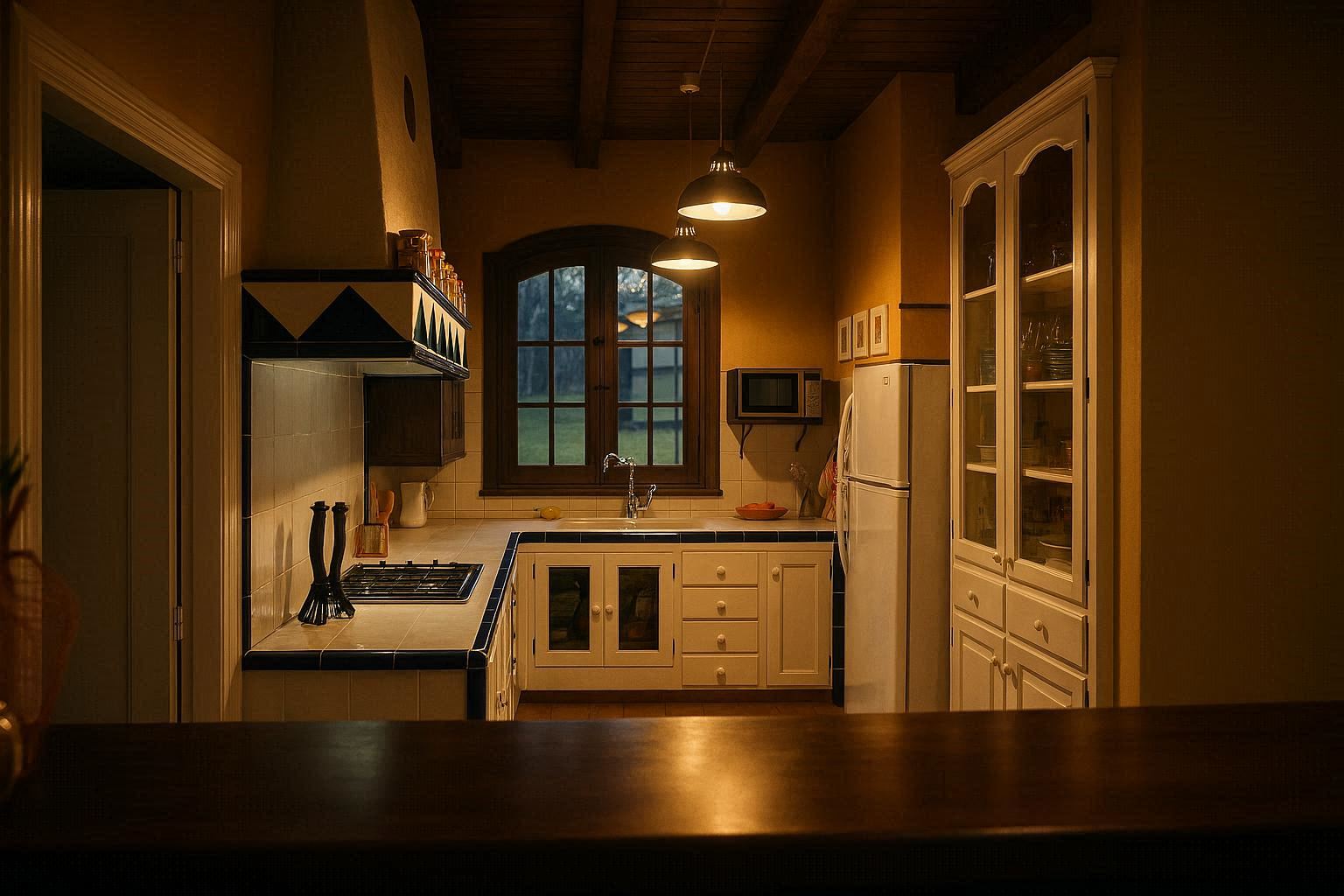 Cocina principal equipada